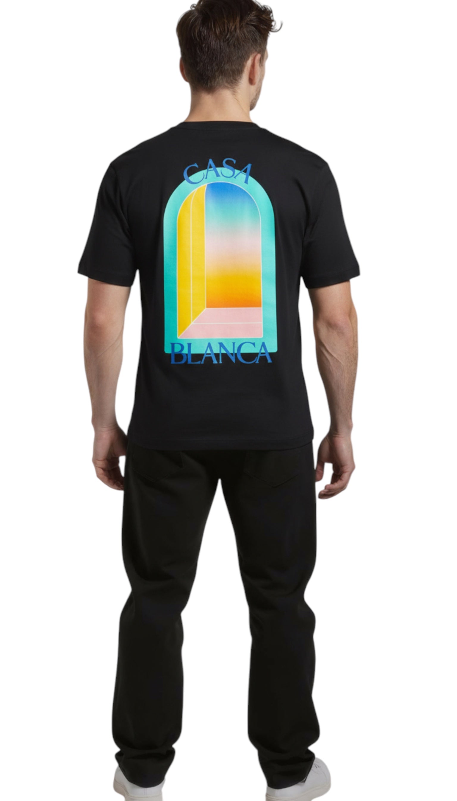 Tricou pentru bărbați Black L'Arc culoare Casablanca