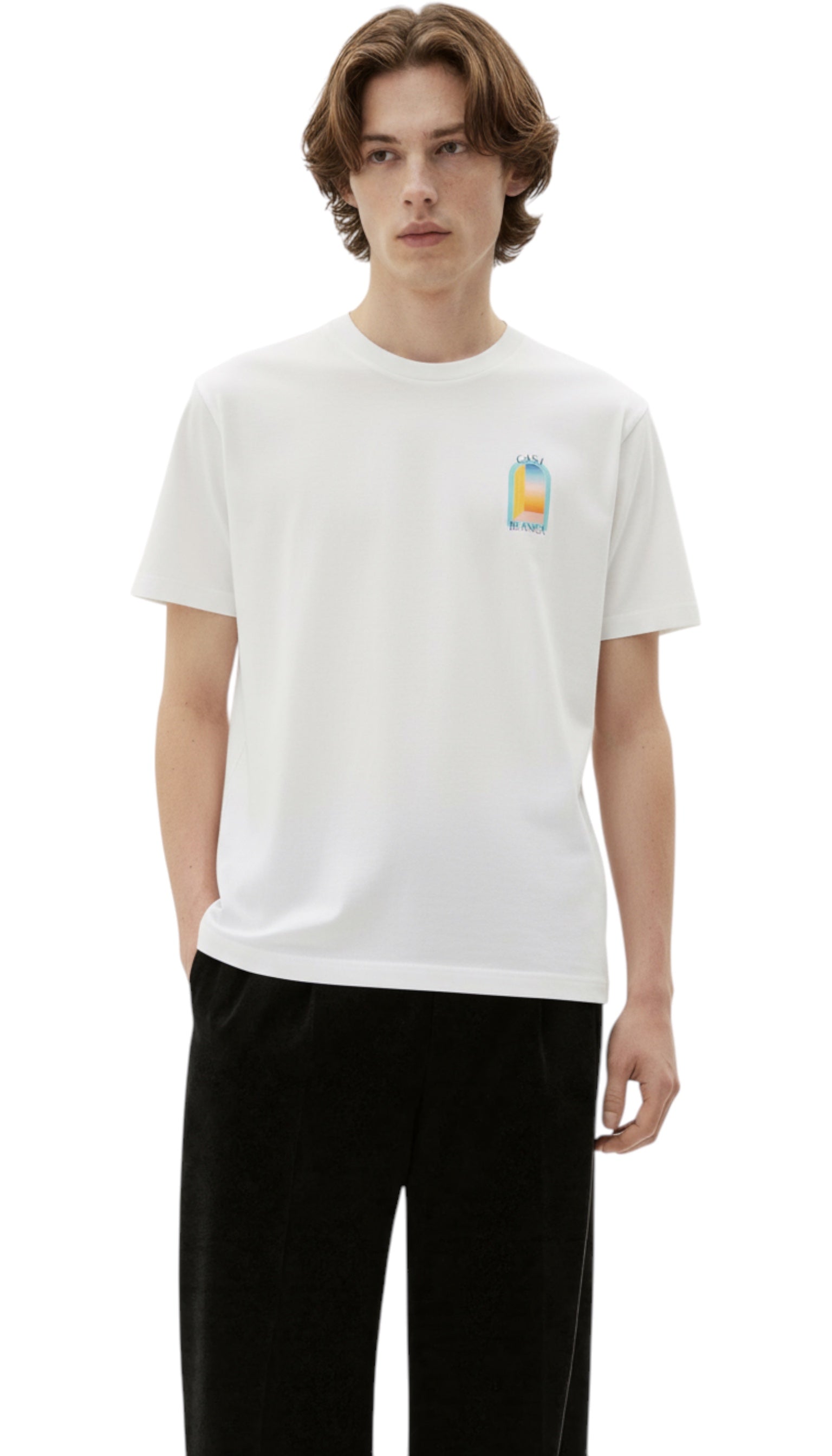 T-shirt homme Blanc L'Arc colore Casablanca