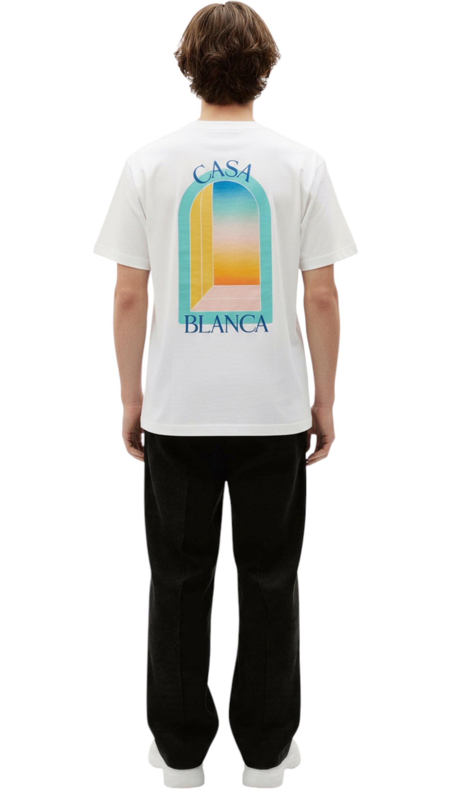 T-shirt homme Blanc L'Arc colore Casablanca