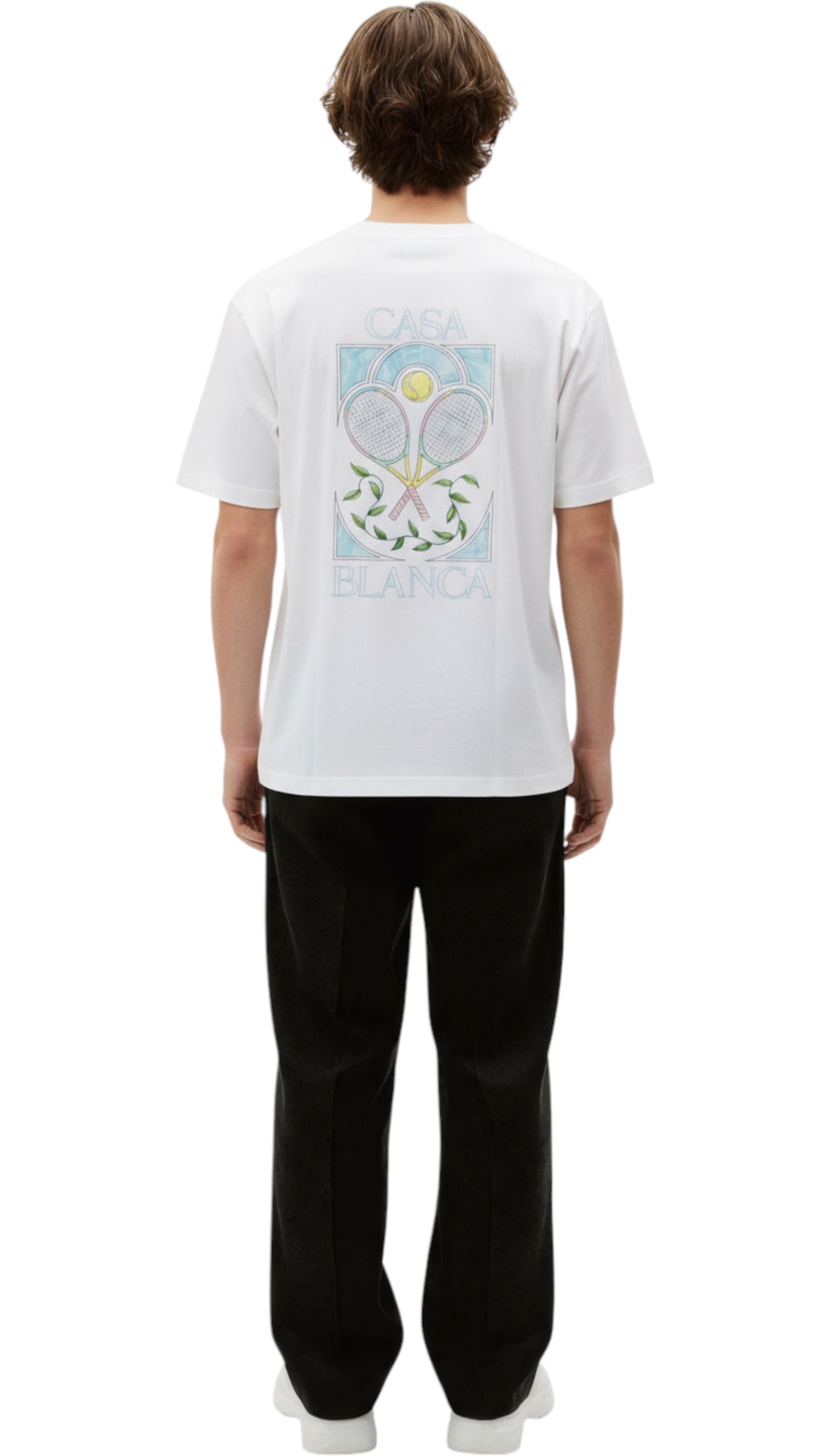 T-shirt homme White Tennis Pastelle Casablanca