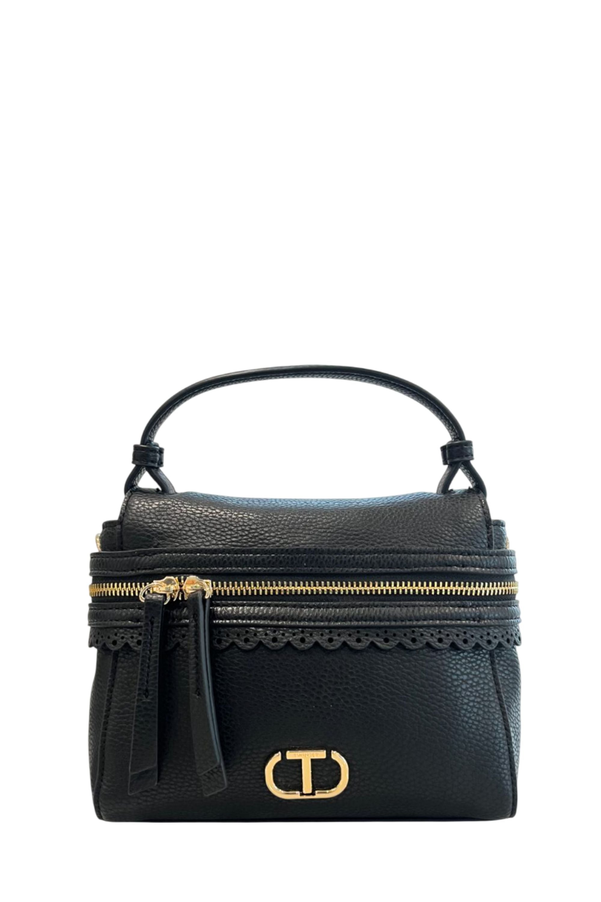 Twinset Czarna Mini Torebka