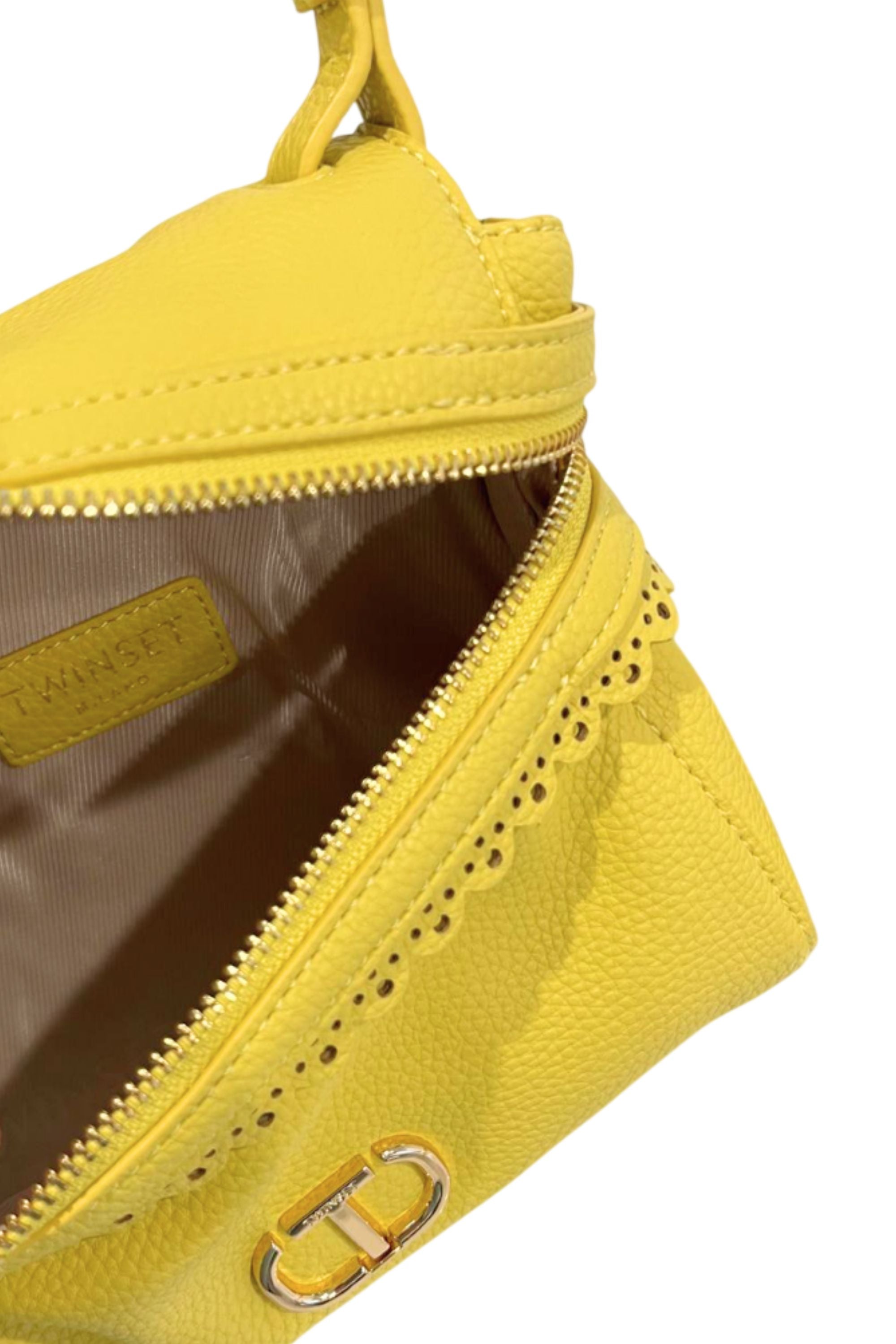 Twinset Yellow Mini Handbag