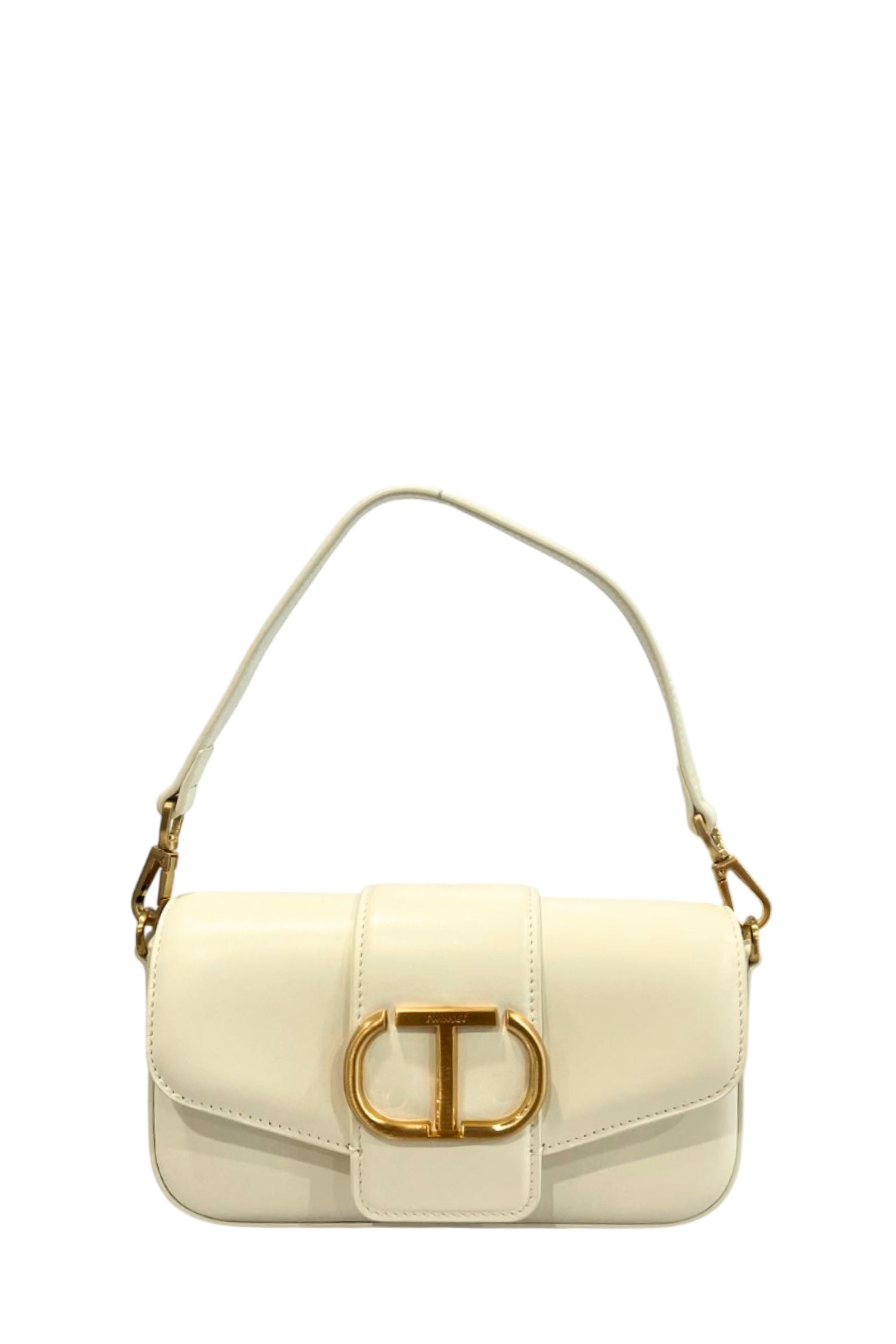 Twinset Mini kabelka přes rameno a crossbody bílá