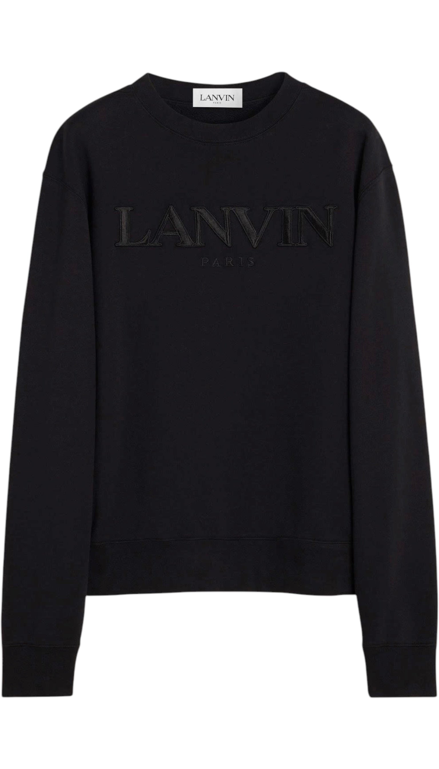 Sweatshirt unisexe Lanvin noir