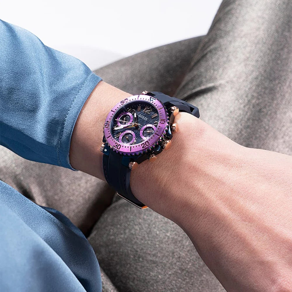 Montre Femme Guess GW0466L2 Noir / Violet