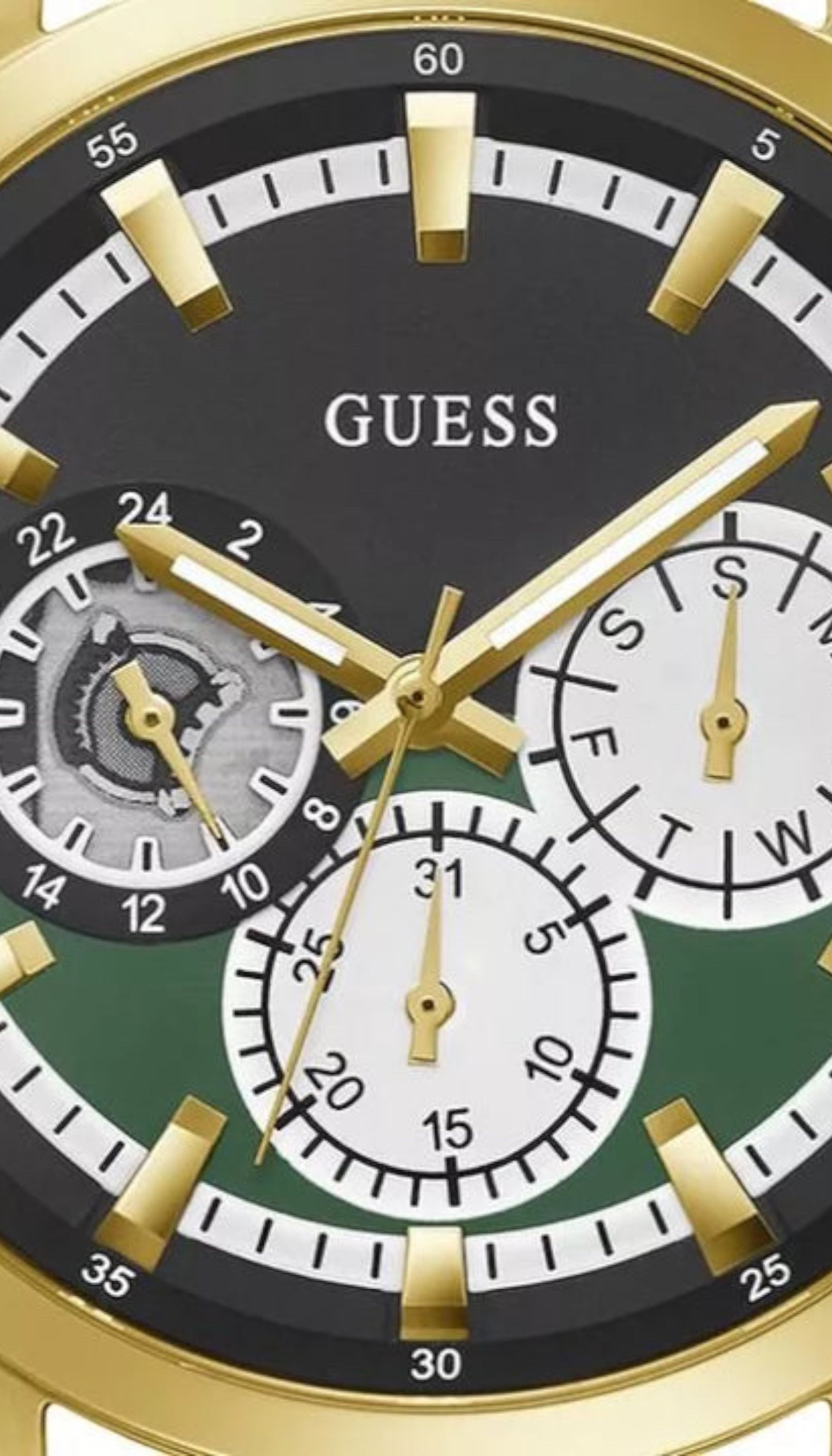 Ceas de bărbați Guess GW0581G2 Negru